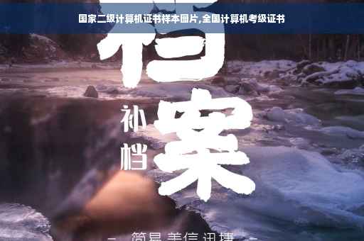 国家二级计算机证书样本图片,全国计算机考级证书