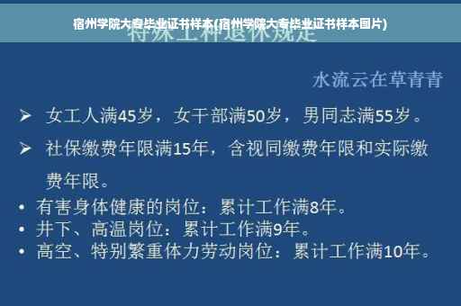 宿州学院大专毕业证书样本(宿州学院大专毕业证书样本图片)