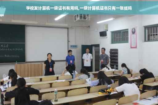 学校发计算机一级证书有用吗,一级计算机证书只有一张纸吗