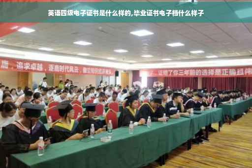 英语四级电子证书是什么样的,毕业证书电子档什么样子