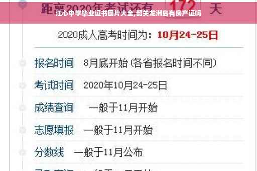 江心中学毕业证书图片大全,韶关龙洲岛有房产证吗