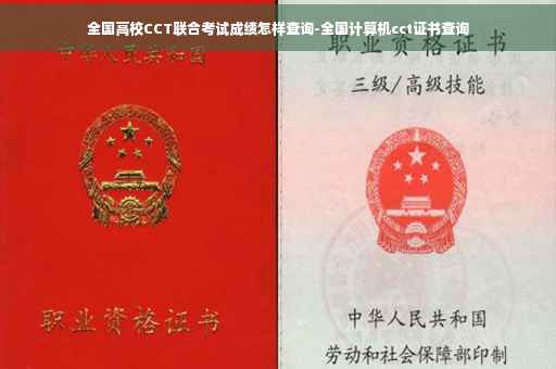全国高校CCT联合考试成绩怎样查询-全国计算机cct证书查询