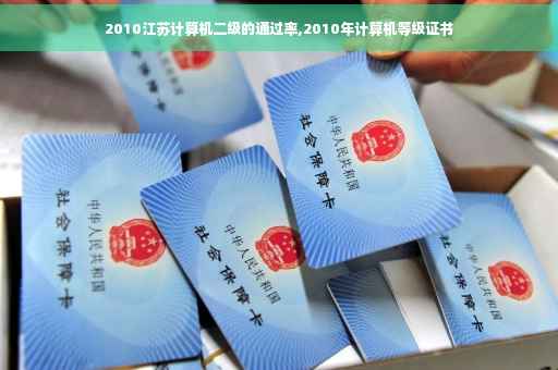 2010江苏计算机二级的通过率,2010年计算机等级证书