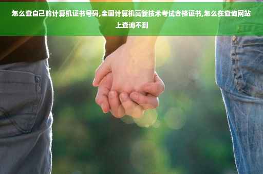 怎么查自己的计算机证书号码,全国计算机高新技术考试合格证书,怎么在查询网站上查询不到