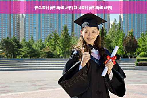 在么查计算机等级证书(如何查计算机等级证书)