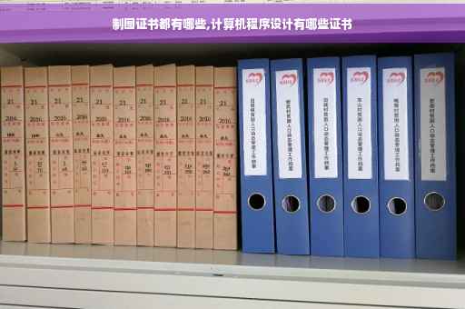 制图证书都有哪些,计算机程序设计有哪些证书