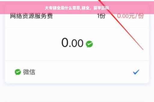 大专肄业是什么意思,肄业，算学历吗