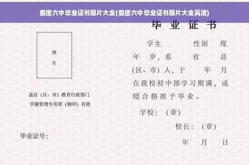娄底六中毕业证书图片大全(娄底六中毕业证书图片大全高清)