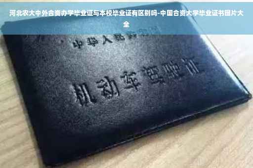 河北农大中外合资办学毕业证与本校毕业证有区别吗-中国合资大学毕业证书图片大全