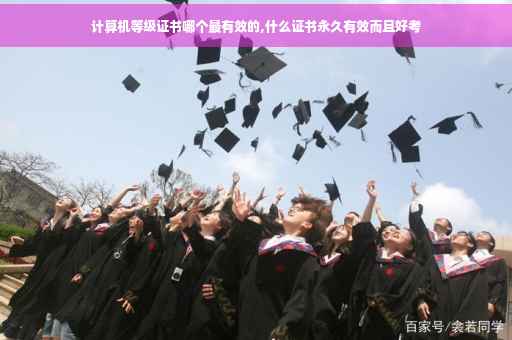 计算机等级证书哪个最有效的,什么证书永久有效而且好考