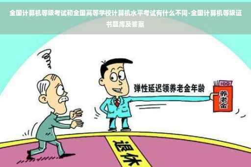全国计算机等级考试和全国高等学校计算机水平考试有什么不同-全国计算机等级证书题库及答案