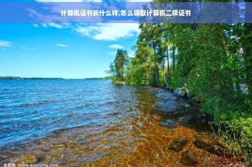 计算机证书长什么样,怎么领取计算机二级证书