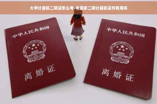 大学计算机二级证怎么考-考国家二级计算机证书有用吗