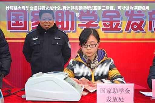 计算机大专毕业证书要求是什么,有计算机等级考试国家二级证，可以做为评职称用吗