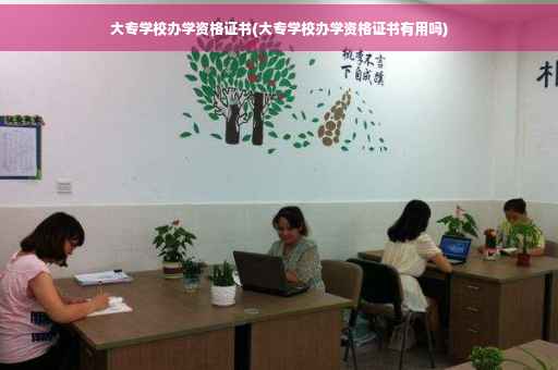 大专学校办学资格证书(大专学校办学资格证书有用吗)