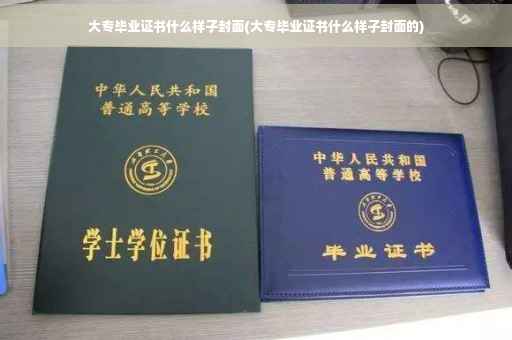 大专毕业证书什么样子封面(大专毕业证书什么样子封面的)