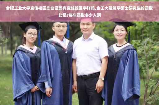 合肥工业大学宣传校区毕业证盖有宣城校区字样吗,合工大建筑学硕士研究生的录取比是?每年录取多少人啊