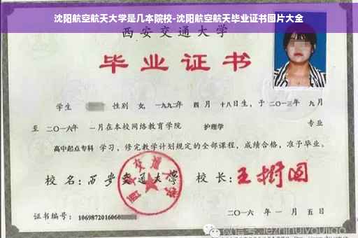 沈阳航空航天大学是几本院校-沈阳航空航天毕业证书图片大全