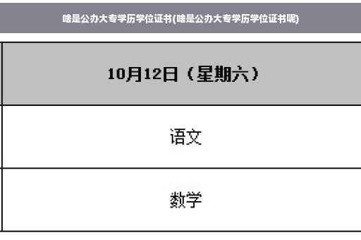 啥是公办大专学历学位证书(啥是公办大专学历学位证书呢)