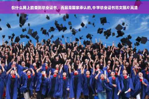 在什么网上能查到毕业证书，而且是国家承认的,中学毕业证书范文图片高清