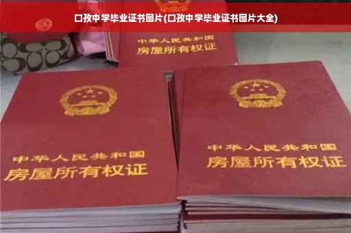 口孜中学毕业证书图片(口孜中学毕业证书图片大全)