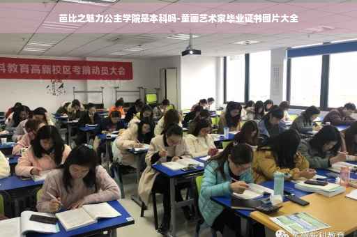 芭比之魅力公主学院是本科吗-童画艺术家毕业证书图片大全