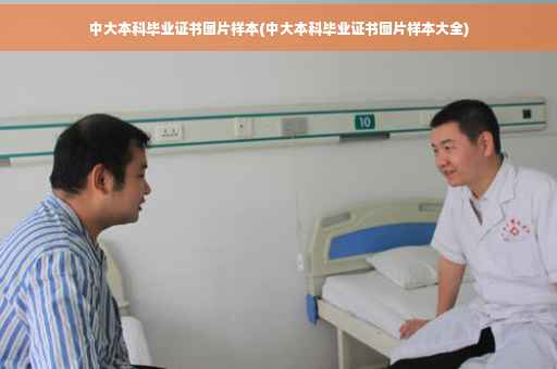 中大本科毕业证书图片样本(中大本科毕业证书图片样本大全)