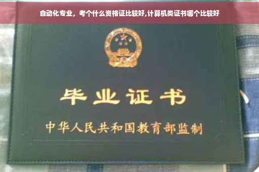 自动化专业，考个什么资格证比较好,计算机类证书哪个比较好
