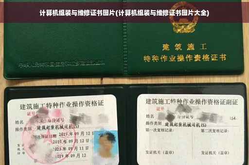 计算机组装与维修证书图片(计算机组装与维修证书图片大全)