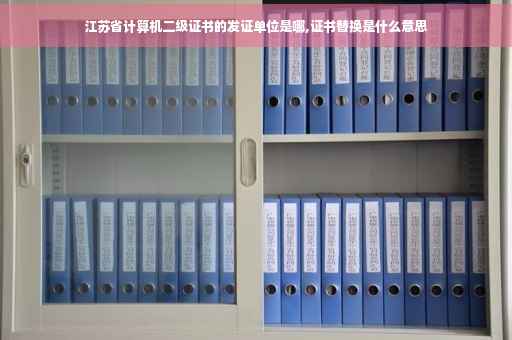 江苏省计算机二级证书的发证单位是哪,证书替换是什么意思