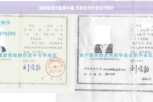 深圳金茂大厦多少层,无锡金茂毕业证书图片