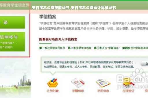 支付宝怎么查技能证书,支付宝怎么查看计算机证书