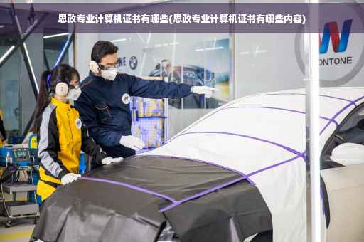 思政专业计算机证书有哪些(思政专业计算机证书有哪些内容)