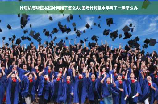 计算机等级证书照片用错了怎么办,国考计算机水平写了一级怎么办