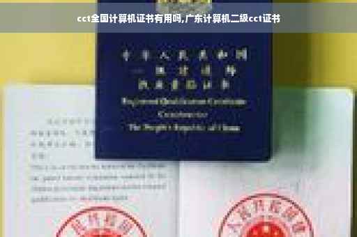 cct全国计算机证书有用吗,广东计算机二级cct证书