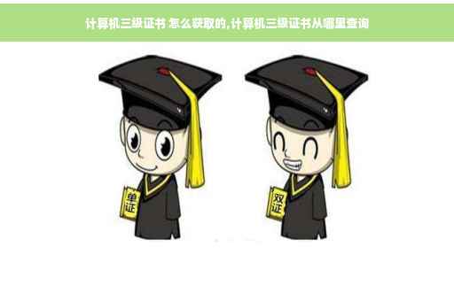 计算机三级证书 怎么获取的,计算机三级证书从哪里查询