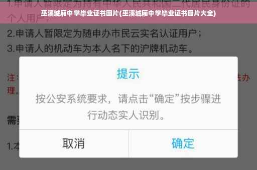巫溪城厢中学毕业证书图片(巫溪城厢中学毕业证书图片大全)