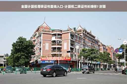 全国计算机等级证书查询入口-计算机二级证书长啥样? 封面