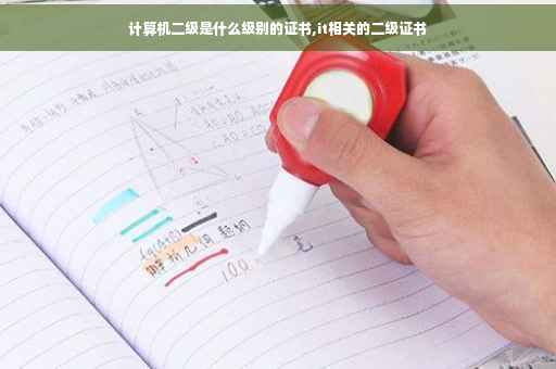 计算机二级是什么级别的证书,it相关的二级证书