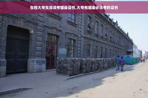 在校大专生应该考哪些证书,大专有哪些必须考的证书