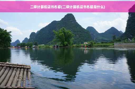 二级计算机证书名称(二级计算机证书名称是什么)