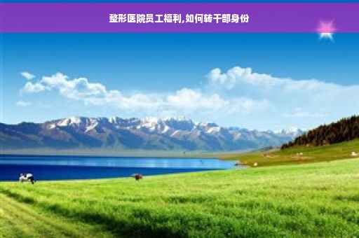 整形医院员工福利,如何转干部身份