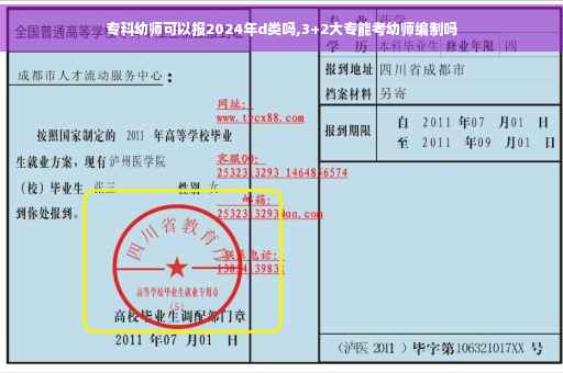 专科幼师可以报2024年d类吗,3+2大专能考幼师编制吗 专科幼师可以报2024年d类吗,3+2大专能考幼师编制吗