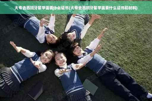 大专去西班牙留学需要什么证书(大专去西班牙留学需要什么证书和材料)