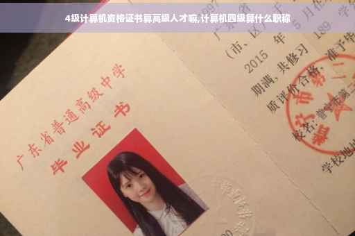 4级计算机资格证书算高级人才嘛,计算机四级算什么职称