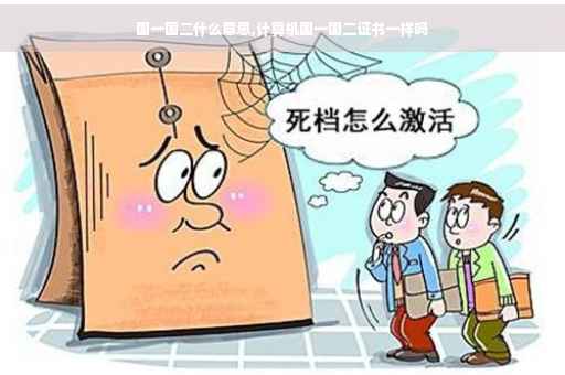 国一国二什么意思,计算机国一国二证书一样吗