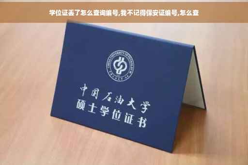 学位证丢了怎么查询编号,我不记得保安证编号,怎么查