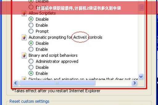 计算机中级职称条件,计算机2级证书多久到中级