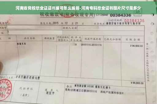 河南省党校毕业证证书编号怎么编排-河南专科毕业证书图片尺寸是多少