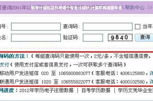 想考计算机证书考哪个专业比较好,计算机有哪些专业